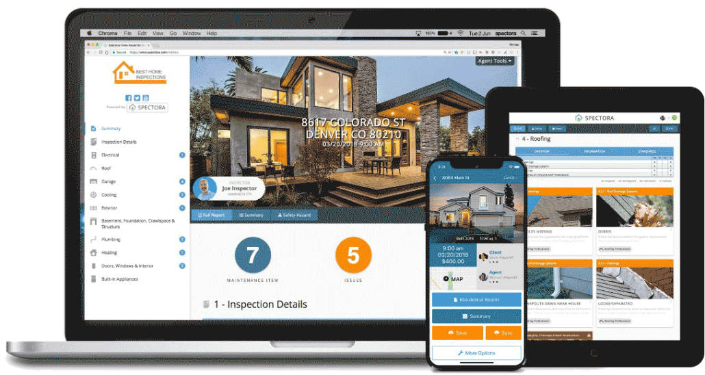 Canopy Home Inspection Sample Report